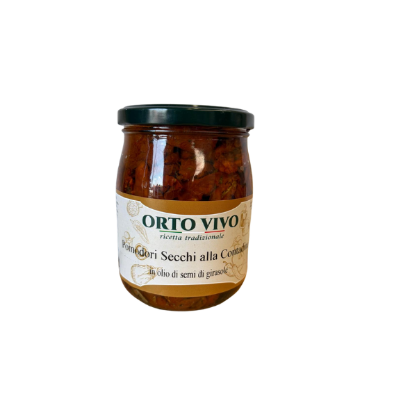POMIDORY SUSZONE W OLEJU ORTO VIVO 580 ML 9/BOX