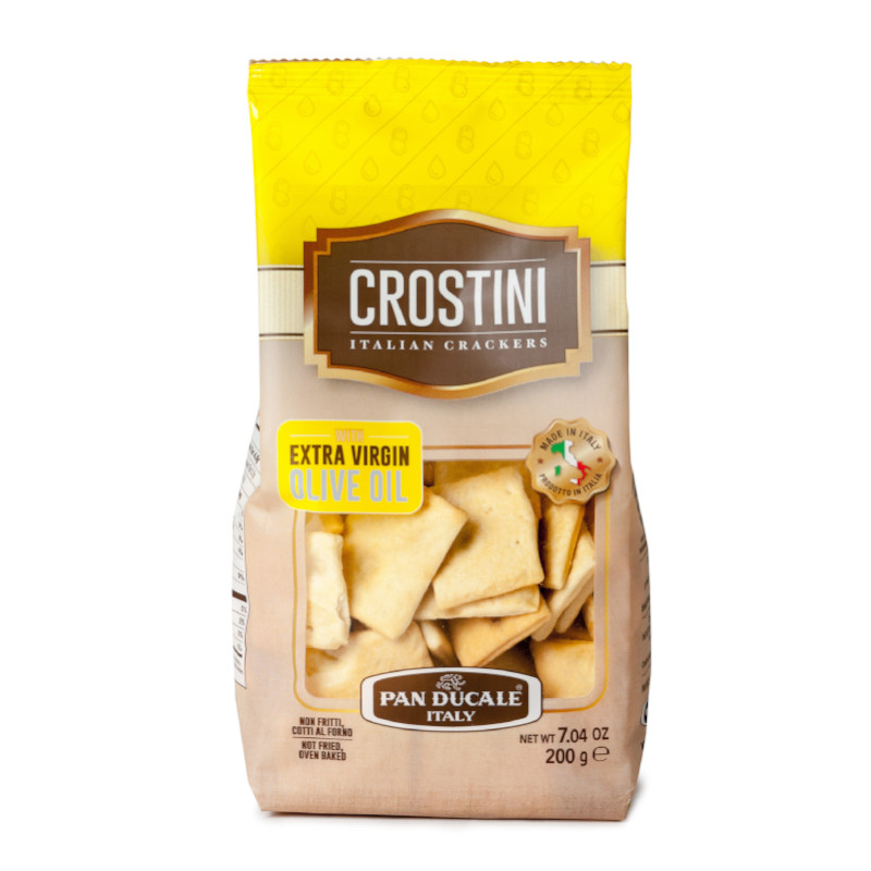 CROSTINI/CHRUPIĄCE PIECZYWO Z OLIWĄ Z OLIWEK PAN DUCALE 250G 12/BOX