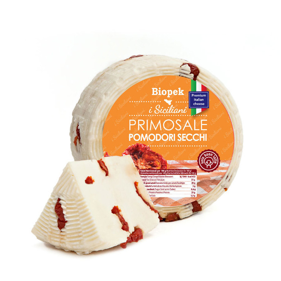 SER PRIMOSALE Z SUSZONYMI POMIDORAMI OK. 600 G 9/BOX BIOPEK