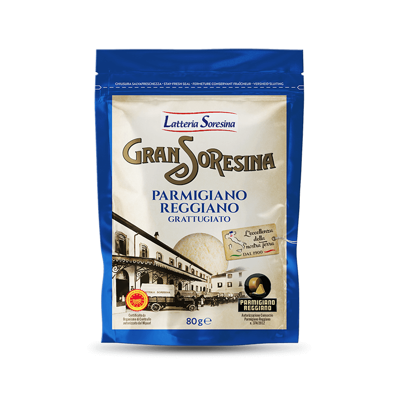 SER PARMIGIANO REGGIANO TARTY LA SORESINA 80G  16/BOX