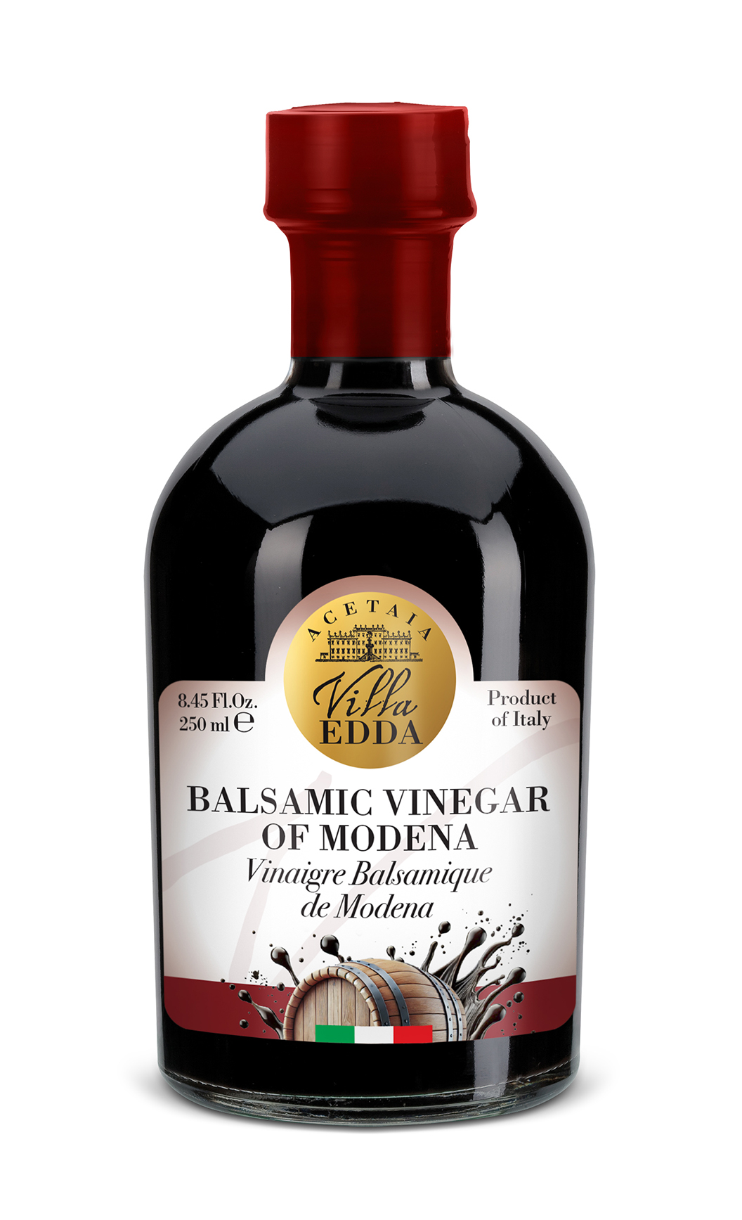 OCET BALSAMICZNY DI MODENA ROSSA 250 ML 6/BOX VILLA EDDA