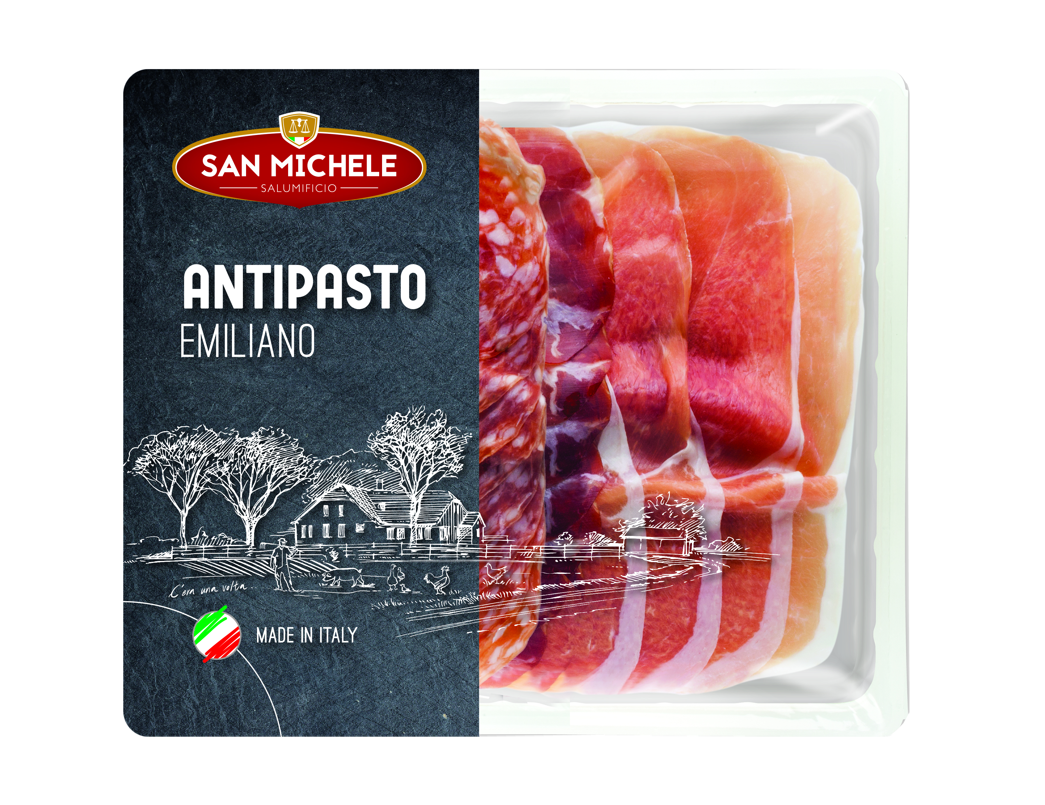 WĘDLINY KROJONE MIX ANTIPASTO 120G 10/BOX
