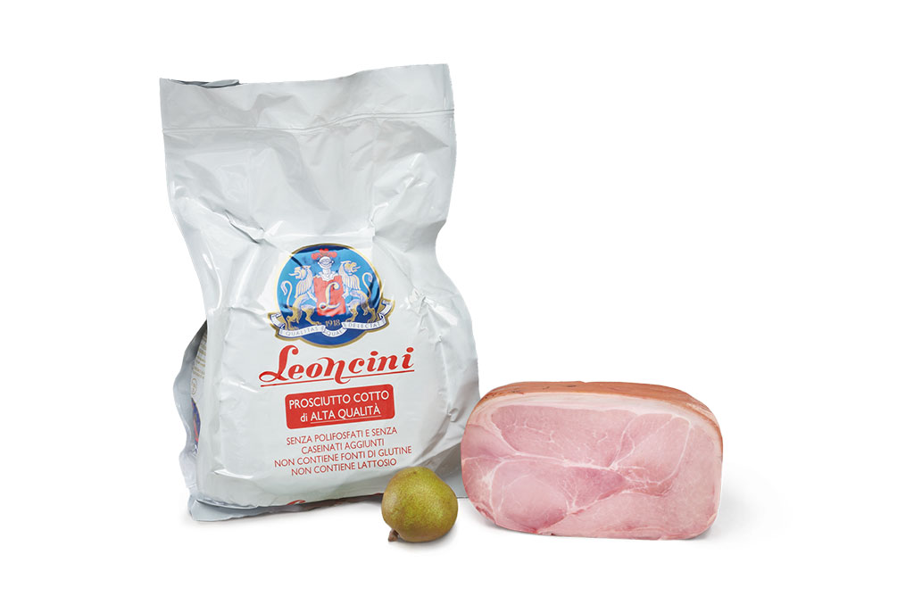 PROSCIUTTO/SZYNKA COTTO ALTA QUALITÀ CASTAGNA OK. 7 KG 2/BOX LEONCINI