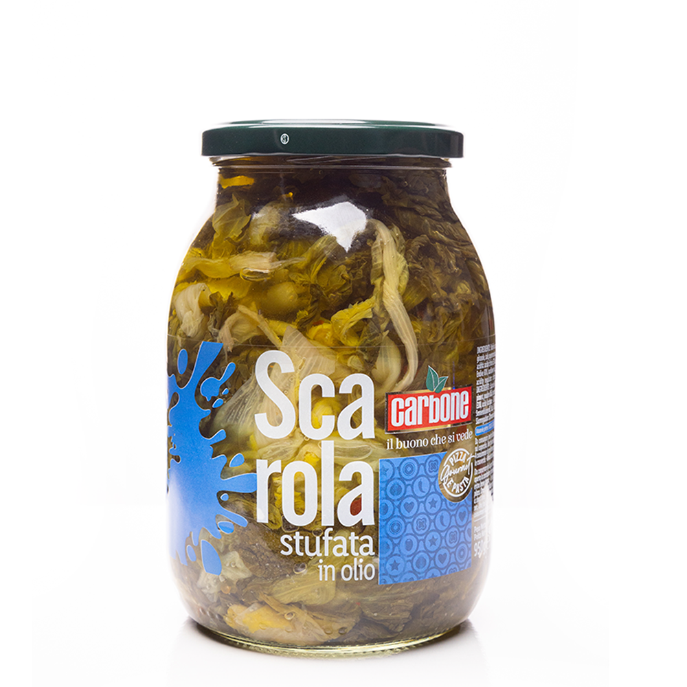 SCAROLA/ENDYWIA DUSZONA W OLEJU 1062ML 6/BOX CARBONE