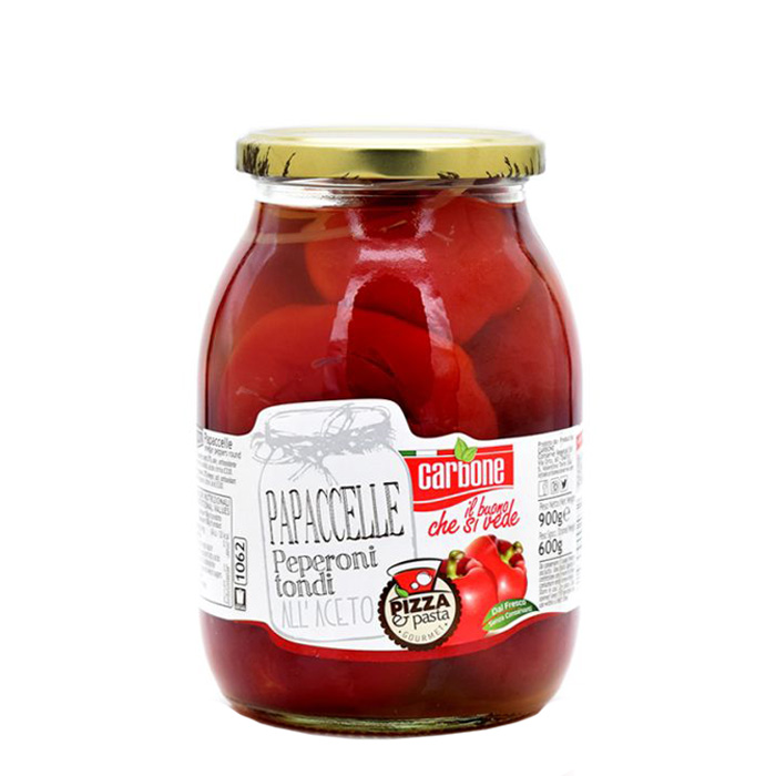 PAPACCELLE NAPOLETANE / PAPRYKA W OCCIE WINNYM 1062ML 6/BOX CARBONE