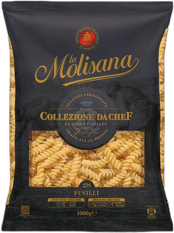 MAKARON FUSILLI 3000 KG 4/BOX COLLEZIONE DA CHEF LA MOLISANA