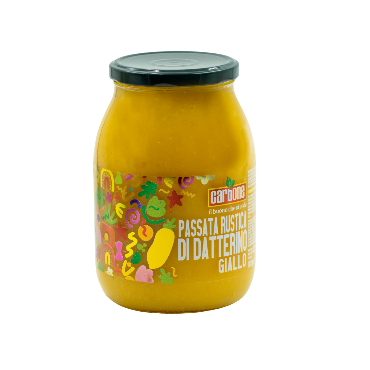 PASSATA RUSTICA Z ŻÓŁTYCH POMID.DATTERINO 1062ML 6/BOX CARBONE