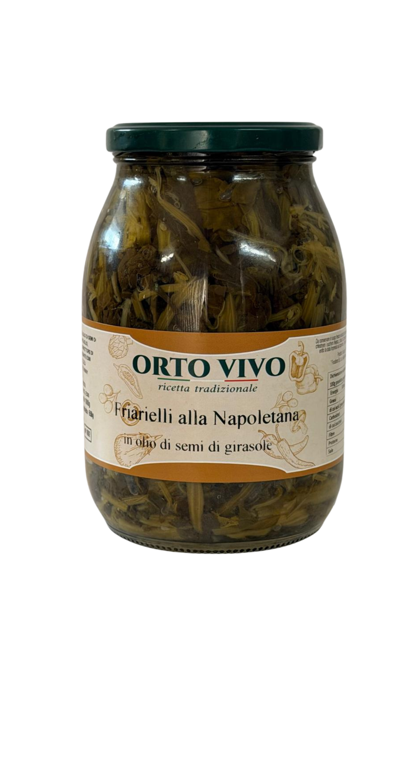 LIŚCIE RZEPY BROKUŁOWEJ/ FRIARIELLI ORTO VIVO 1062 ML 6/BOX