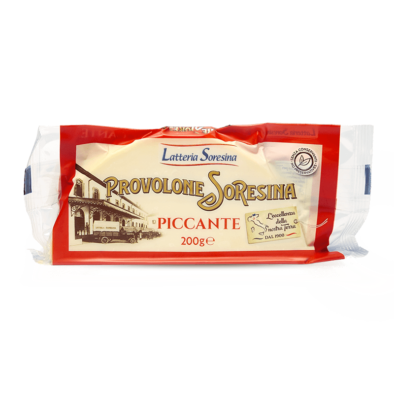 SER PROVOLONE PIKANTNY LA SORESINA 200 GR (12 SZT)