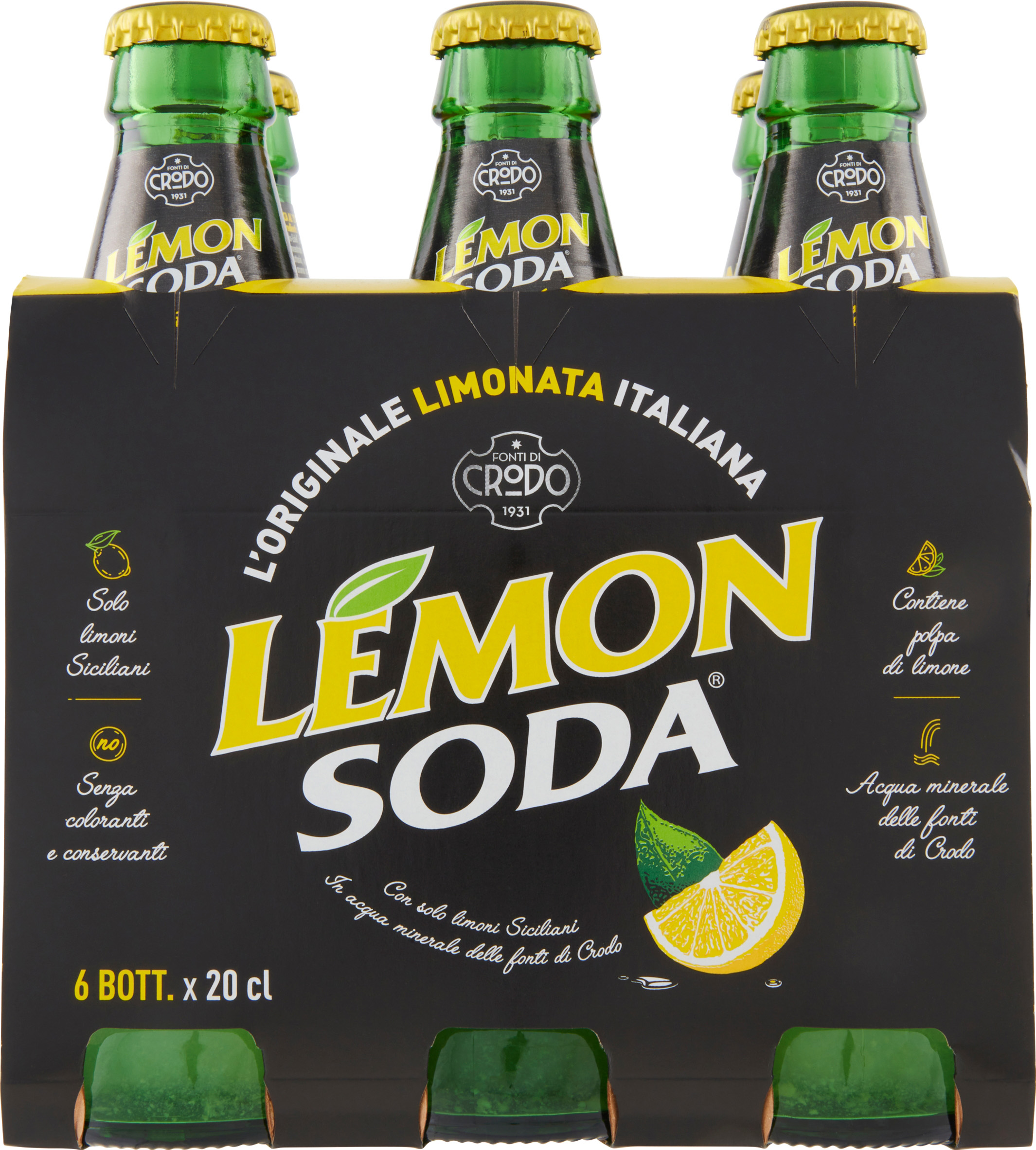 NAPÓJ LEMONSODA BUTELKA 24X200ML CRODO